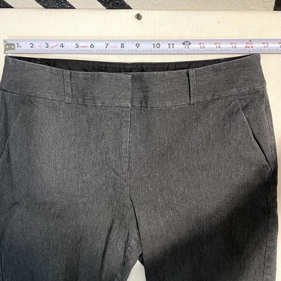 Ann Taylor LOFT Julie Skinny Ankle Pants Grey Workwear Stretch Trousers- Size 12 - Picture 8 of 10